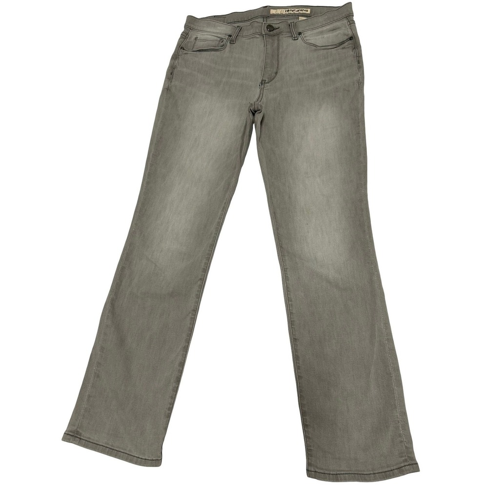 DKNY Jeans Womens Size 8 Grey Wash Straight Leg Denim Pants Casual Everyday